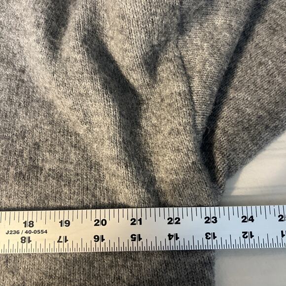 Prabal Gurung Womens Pullover Turtleneck Sweater Size 10/12 Gray Knit Cozy - Picture 8 of 9